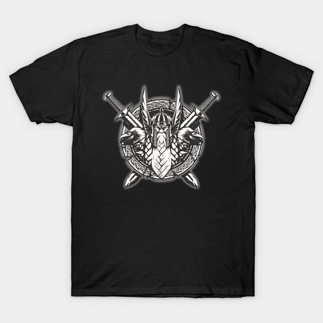 Great Odin Viking God T-Shirt by HARKO DESIGN